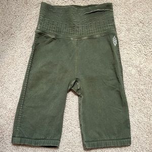 FP movement good karma green bike shorts!